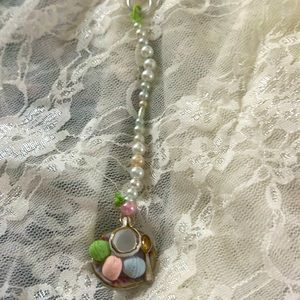 Handmade Macaroon Tea Cup Keychain